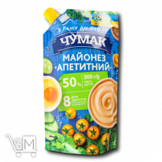 Майонез «Чумак» «Аппетитный» 50% 300г