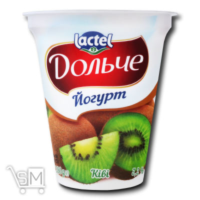 Сравнить цены на Йогурт «Дольче» «Киви» 3,2% 280г