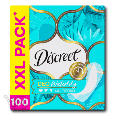 Сравнить цены на Прокладки ежедневные «Discreet» «Deo Water Lily Multiform» 100шт