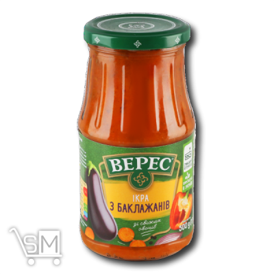 Сравнить цены на Икра «Верес» «Экстра» из баклажанов 500г