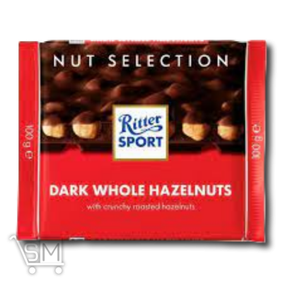 Сравнить цены на Шоколад темный «Ritter Sport» с цельным лесным орехом 100г