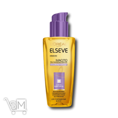 Сравнить цены на Масло «Loreal Paris» «Elseve» Восстанавливающее для поврежденных волос 100мл
