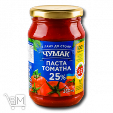 Паста томатна «Чумак» 25% 350г