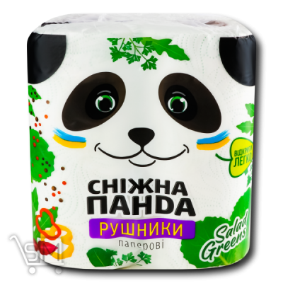 Сравнить цены на Рушники паперові «Сніжна панда» 2шт