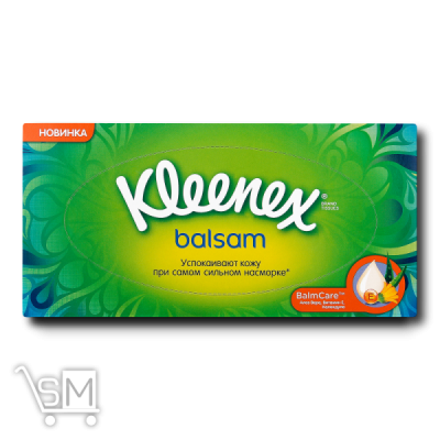 Сравнить цены на Серветки паперові «Kleenex» «Balsam» 72шт