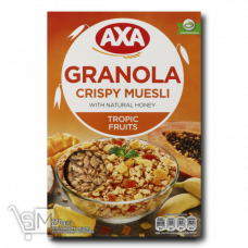 Мюсли медовые «Axa» «Granola» с тропическими фруктами 270г
