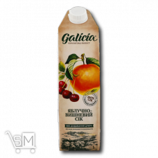 Сік «Galicia» яблучно-вишневий неосвітлений 1л