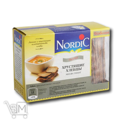 Сравнить цены на Хлебцы «Nordic» ржаные 100г
