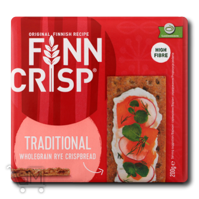 Сравнить цены на Хлібці «Finn Crisp» «Traditional» житні цільнозернові 200г