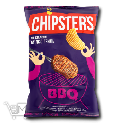 Сравнить цены на Чипсы «Chipsters» волнистые Мясо гриль BBQ 120г