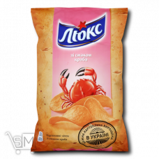 Чипсы «Люкс» Краб 133г