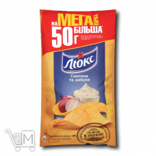 Чипсы «Люкс» Сметана и лук 183г