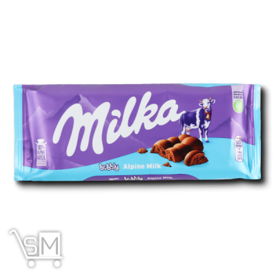 Сравнить цены на Шоколад «Milka» «Bubbly» молочний пористий 100г