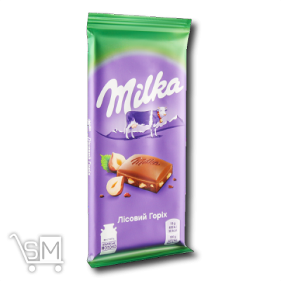 Сравнить цены на Шоколад молочный «Milka» Лесной орех 90г