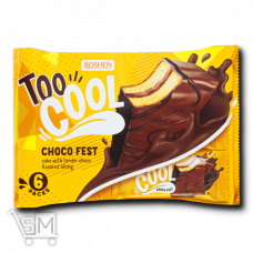 Пирожное «Roshen» «Too Cool» «Choco Fest» бисквитное глазированное 270г Пирожное «Roshen» «Too Cool» «Choco Fest» бисквитное глазированное 270г