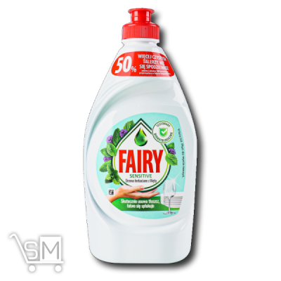 Сравнить цены на Засіб для миття посуду «Fairy» «Sensitive» «Чайне дерево та мята» 450мл