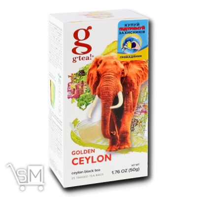 Сравнить цены на Чай черный «Grace» «Golden Ceylon» байховый 2г*25шт