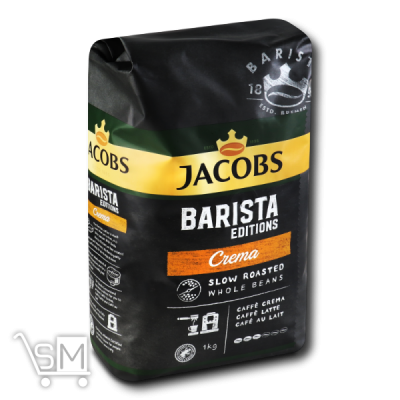 Сравнить цены на Кава «Jacobs» «Barista Crema» натуральна смажена в зернах 1кг