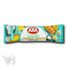 Батончик «AXA» злаковий зі смаком йогурту та з тропічними фруктами 25г