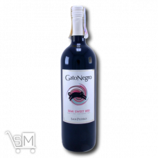 Вино «Gato Negro» «San Pedro» красное полусладкое 13% 0,75л