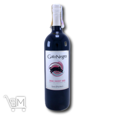 Сравнить цены на Вино «Gato Negro» «San Pedro» красное полусладкое 13% 0,75л