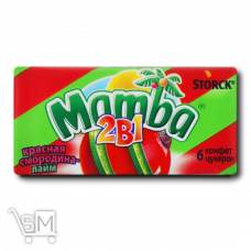 Конфеты жевательные «Mamba» 2в1 26,5г