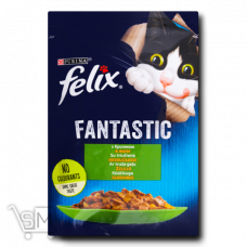 Корм «Felix Fantastic» з кроликом в желе для котів 85г