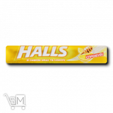 Льодяники «Halls» зі смаком меду та лимону 25.2г Льодяники «Halls» зі смаком меду та лимону 25.2г