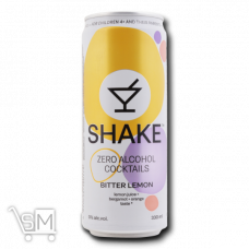 Напиток «Shake» «Bitter Lemon» безалкогольный ж/б 0,33л Напиток «Shake» «Bitter Lemon» безалкогольный ж/б 0,33л