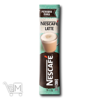 Сравнить цены на Напиток кофейный «Nescafe» «Latte» растворимый 16г