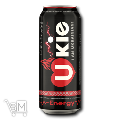 Сравнить цены на Напиток энергетический «Ukie Energy» 0,5л