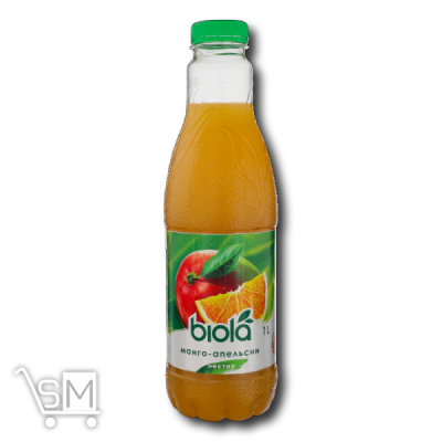 Сравнить цены на Нектар «Biola» «Манго-апельсин» 1л
