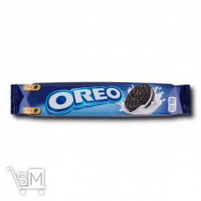 Печиво «Oreo» з какао та кремовою начинкою ванільного смаку 95г Печиво «Oreo» з какао та кремовою начинкою ванільного смаку 95г