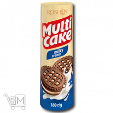 Печенье-сендвич «Roshen» «Multicake» какао 180г