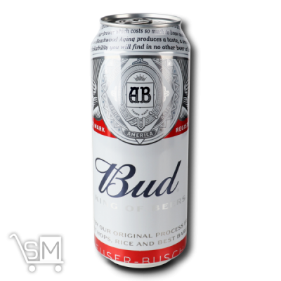 Сравнить цены на Пиво «Bud» светлое 4,8% 0,5л
