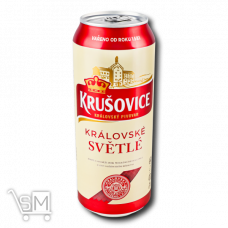Пиво «Krusovice» «Svetle» светлое ж/б 4,2% 0,5л