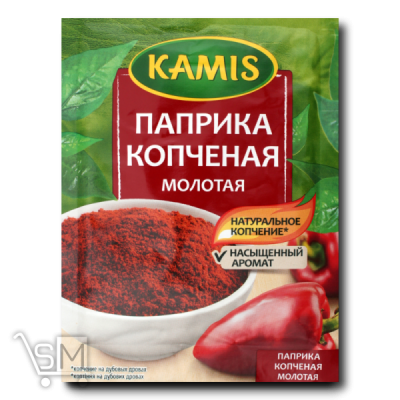 Сравнить цены на Приправа «Kamis» паприка копченая молотая 20г