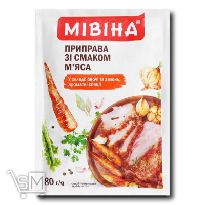 Сравнить цены на Приправа «Мивина» Мясная 80г