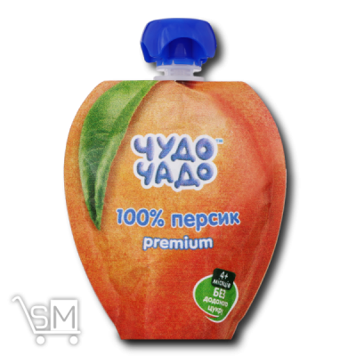 Сравнить цены на Пюре «Чудо-Чадо» из персиков без сахара 90г