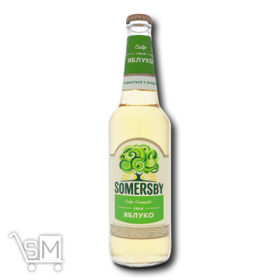 Сравнить цены на Сидр «Somersby» яблочный 4,7% 0,5л