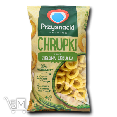 Сравнить цены на Снеки «Przysnacki» кукурудзяні зі смаком зеленої цибулі 150г