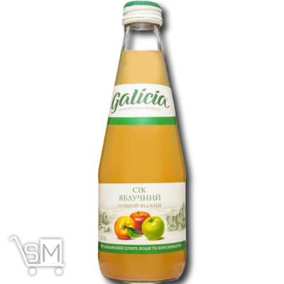Сравнить цены на Сок «Galicia» яблочный 0,3л