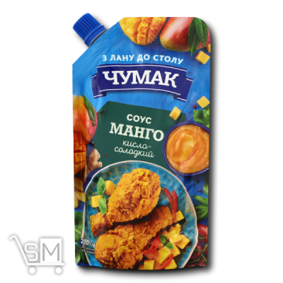Сравнить цены на Соус «Чумак» «Манго» кисло-сладкий 200г