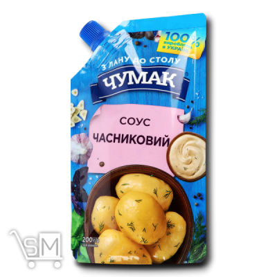 Сравнить цены на Соус «Чумак» чесночный 200г