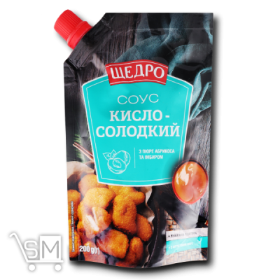 Сравнить цены на Соус «Щедро» кисло-солодкий 200г