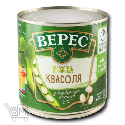 Сравнить цены на Фасоль «Верес» «Нежная» 400г