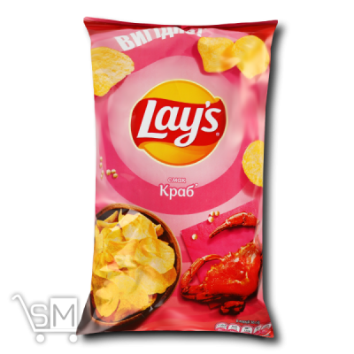 Сравнить цены на Чипсы «Lays» «Краб» 170г