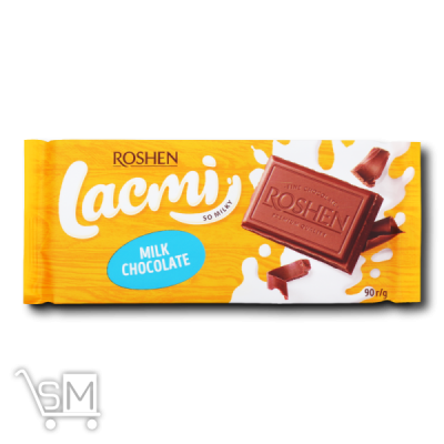 Сравнить цены на Шоколад молочний «Roshen» «Lacmi» 90г