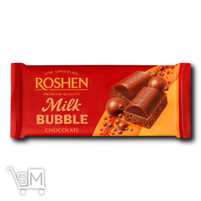 Сравнить цены на Шоколад молочный «Roshen» пористый 80г