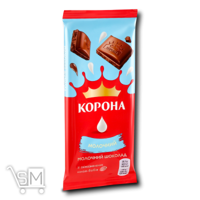 Сравнить цены на Шоколад молочный «Корона» 85г